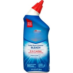 Toilet Bowl Cleaner w/Bleach, Rain Clean, 24 fl oz