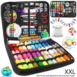 Professional Complete Sewing Kit Set with Threads Needles Scissors Tape Measure for DIY Handcraft Beginner Home Repair