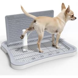 Leak-Proof Puppy Pee Pad Holder and Training Station (Including Training Tray) - Heavy-Duty Indoor Canine Toilet System, Easy-to-Clean Wall-Mounted Bracket (20.1x15.4 inches), Suitable for Puppy and Adult Dog Toilet Training, Compatible with All Types
