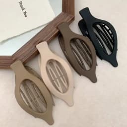 6pcs Large Size Plastic Matte Hair Claw Clips for Women Thick Hair Accessories Fashion Neutral Color Autumn Winter Duckbill Clip