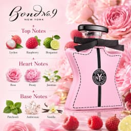 Bond No.9 Madison Avenue Eau De Parfum 100ml for Women Long Lasting Luxury Niche Perfume Spray Floral Fruity Lychee Rose Raspberry Vanilla Musk Fragrance Daily Wear Travel Gift