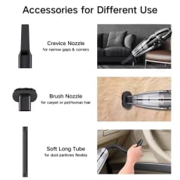 Portable Wireless Handheld Vacuum Cleaner USB Rechargeable, Multi Function Dual Use Car Home Mini Vacuum, Long Endurance Cordless Small Cleaning Vacuum for Household Auto Interior