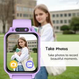 A Smartwatch Featuring A Front-Facing Camera, Multiple Engaging Educational Games,Weather Forecasts, Alarms, Suitable for Both Boys and Girls for Everyday Use and School, Making It A Comforting Option for Parents