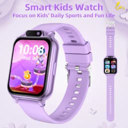 A Smartwatch Featuring A Front-Facing Camera, Multiple Engaging Educational Games,Weather Forecasts, Alarms, Suitable for Both Boys and Girls for Everyday Use and School, Making It A Comforting Option for Parents
