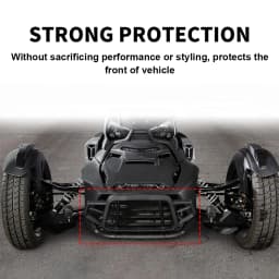 Front Bumper for Can-Am Ryker, Protector Front Profile Bumper for Can Am Ryker 600 900 Sport & Ryker Rally Edition All Models Accessories, Replace OEM # 219401108