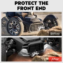 Front Bumper for Can-Am Ryker, Protector Front Profile Bumper for Can Am Ryker 600 900 Sport & Ryker Rally Edition All Models Accessories, Replace OEM # 219401108