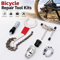 Bicycle Repair Tool Kits Chain Breaker Flywheel Remover Cutter Crank Puller Bike Wrench MTB Road Bikes Maintenance Tools Bracket