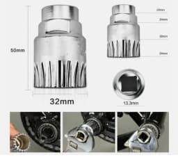 Bicycle Repair Tool Kits Chain Breaker Flywheel Remover Cutter Crank Puller Bike Wrench MTB Road Bikes Maintenance Tools Bracket