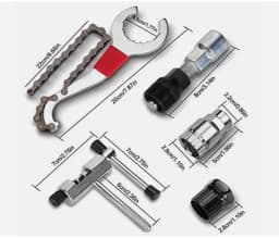 Bicycle Repair Tool Kits Chain Breaker Flywheel Remover Cutter Crank Puller Bike Wrench MTB Road Bikes Maintenance Tools Bracket