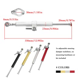 Universal Motorcycle Direction Damper Stabilizer Fork Stabilizer for Yamaha Kawasaki Suzuki Enduro Motocross Supermoto Accessories