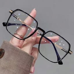 1 Pair of Women's Anti-Blue Glasses, Suitable for Using Computers, Watching TV, Playing Games and Using Mobile Phones, with Beautiful Glasses, Lenses and Fashionable Glasses