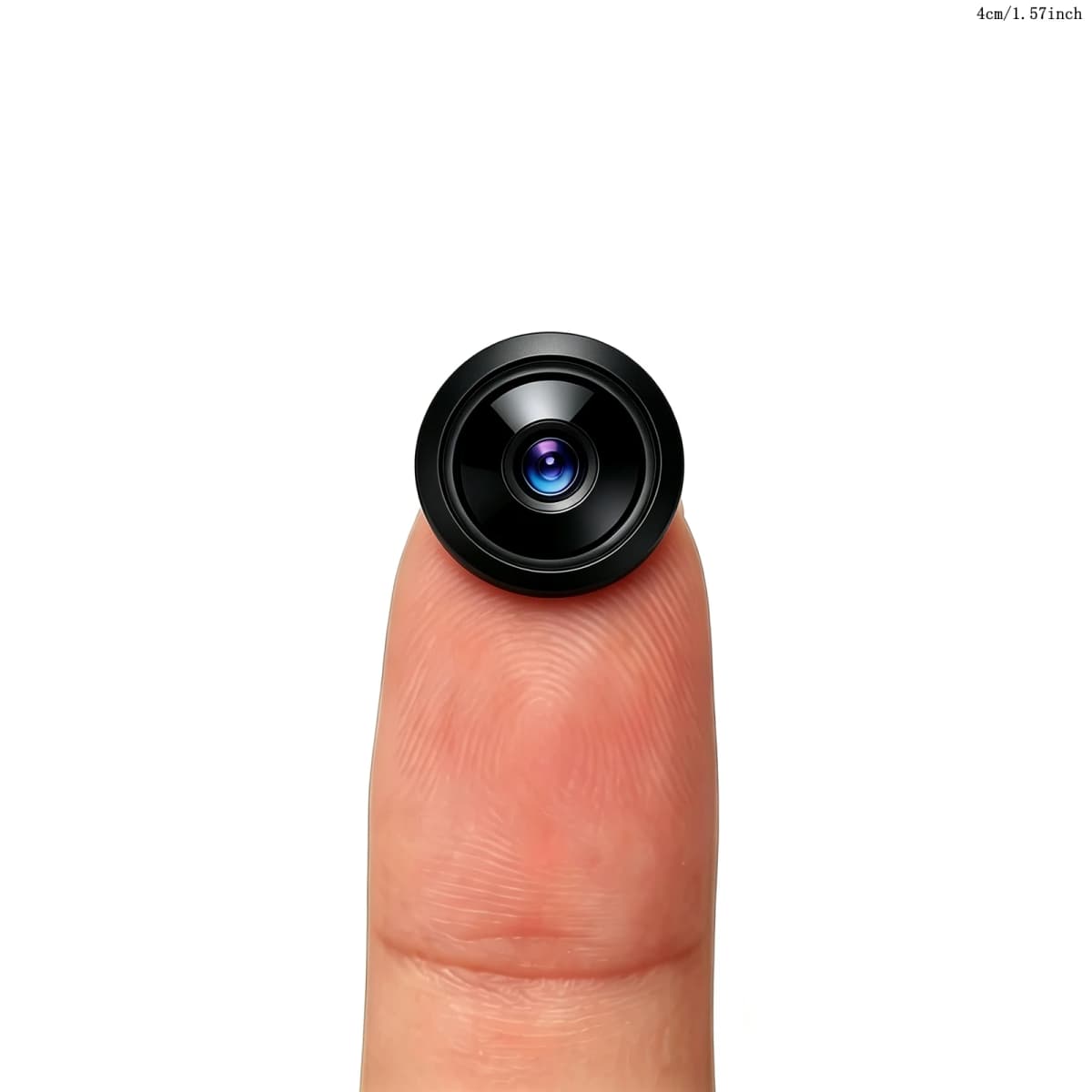 Mini Wireless Camera, Home Security Camera with Wide-Angle, Night Vision and Motion Detection Functions, Suitable for Indoor and Outdoor Household Use, Pet Monitoring and Nanny Camera