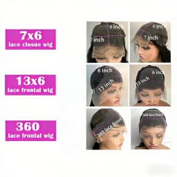 30 40 46 Inches 7x6 360 Full Lace Front Wig Bone Straight Human Hair Brazilian Pre Plucked 13x6 HD Transparent Lace Frontal Wigs For Black Women