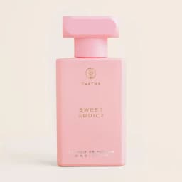 Oakcha Sweet Addict Extrait de Parfum For Women Luscious Sweet Fruity Milky Vanilla Warm Gourmand Aroma Long Lasting Matte Bubblegum Pink Square Bottle With Minimal Embossed Logo Daily Casual Dating Presen
