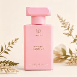 Oakcha Sweet Addict Extrait de Parfum For Women Luscious Sweet Fruity Milky Vanilla Warm Gourmand Aroma Long Lasting Matte Bubblegum Pink Square Bottle With Minimal Embossed Logo Daily Casual Dating Presen