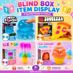 Sensory Squishy Blind Box Series, Random Cute Slow Rise Toy, Collectible Stress Ball Fidget Surprise Gift