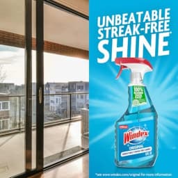 Windex Glass and Window Cleaner Spray Bottle, Packaging Designed to Prevent Leakage and Breaking, Surface Cleaning Spray, Origi
