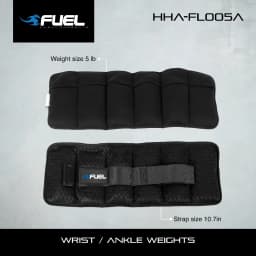Adjustable Wrist Weights Ankle Weights Pair 5lb Total with 6 Removable Weight Packs 2.5-Pound Each