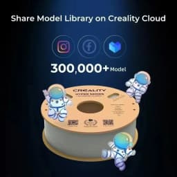 Official Creality Hyper PLA Filament 1.75mm,High Speed PLA 30-600mm/s Rapid 3D Printer Filament,Dimensional Accuracy +/-0.02mm,1KG(2.2lbs)