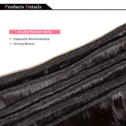 Raw Human Hair Bundles Loose Deep Wave Virgin Remy Hair Extensions for Women Sew in Quick Weave Bundle 3/4 Bundles