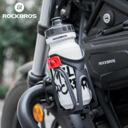 ROCKBROS Local Shipping Motorcycle Cup Holder Motorcycle Travel Riding Bracket Motorcycle Water Bottle Holder Adjustable Accessories
