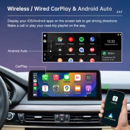 Road Top Linux Touch Screen For BMW X5 F15 F85 X6 F16 F86 2014-2016 Wireless Carplay Display Android Auto Car Multimedia Player