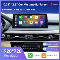 Road Top Linux Touch Screen For BMW X5 F15 F85 X6 F16 F86 2014-2016 Wireless Carplay Display Android Auto Car Multimedia Player