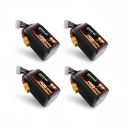 Ovonic 6S 1400mAh 130C LiPo Battery Pack XT60 for 5–6 Inch FPV Racing, Freestyle & Cinewhoop Drones 4 Pack 2 Pack