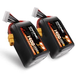 Ovonic 6S 1400mAh 130C LiPo Battery Pack XT60 for 5–6 Inch FPV Racing, Freestyle & Cinewhoop Drones 4 Pack 2 Pack