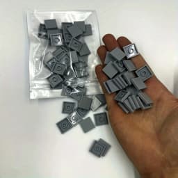 200PCS Flat Tile 2x2 Bricks MOC Assemble Particles 3068 Size Smooth Building Blocks DIY Educational Creative Toy for Kids