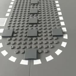 200PCS Flat Tile 2x2 Bricks MOC Assemble Particles 3068 Size Smooth Building Blocks DIY Educational Creative Toy for Kids