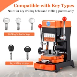 110V Key Duplicator Machine, Car Key Cutting Machine for Hardware Stores