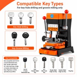 110V Key Duplicator Machine, Car Key Cutting Machine for Hardware Stores