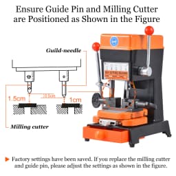 110V Key Duplicator Machine, Car Key Cutting Machine for Hardware Stores