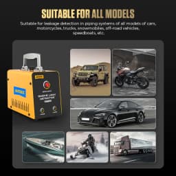 AUTOOL SDT100 12V Smoke Machine Leak Detector Oil Fuel Pipe Vacuum Leakage Detector Auto EVAP System Auto Diagnostic Tools