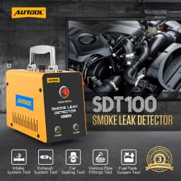 AUTOOL SDT100 12V Smoke Machine Leak Detector Oil Fuel Pipe Vacuum Leakage Detector Auto EVAP System Auto Diagnostic Tools