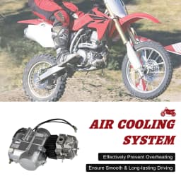 125CC 4-stroke Engine Kit 4-Speed Manual Clutch Transmission Engine for CRF50/CRF70/XR50/XR70/Z50/Z50R/CT70