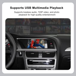 for Audi A6 A7 C7 MMI 3G HN+R 2011-2015 Car Radio GPS Navi Wireless CarPlay Android Auto Multimedia Player