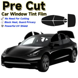 Precut Window Tint Car for Tesla Model 3 2017-2023 Sun Uv-Ir Blocking Heat & Glare 2Ply Window Protector Privacy Films Shade