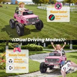 Licensed Chevrolet Cheyenne 24V Ride on Car 4X200W Motor Remote Control Decoration Streamer 24 Volt Ride on Toys for Kids