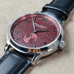 Seagull 6184 Men's Automatic Watch Blue Sapphire Glass 5ATM Waterproof Ultra-Thin Leather Strap Minimalist Casual Wristwatch