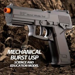 Soft Bullet Gun Toy Pistol with 100 Bullets, 12 Shells, and 2 Magazines New Toy Gun Pistol Hollow Hanging Machine, Toy Foam Blas