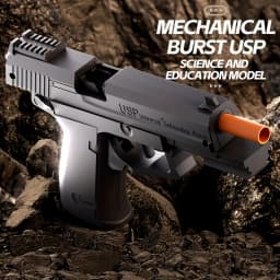 Soft Bullet Gun Toy Pistol with 100 Bullets, 12 Shells, and 2 Magazines New Toy Gun Pistol Hollow Hanging Machine, Toy Foam Blas