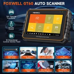 FOXWELL Car Diagnostic Tool GT60 OBD2 Scanner ALL System Bluetooth TPMS DPF ABS 2 Automotive Scanner Active Test Car Code Reader