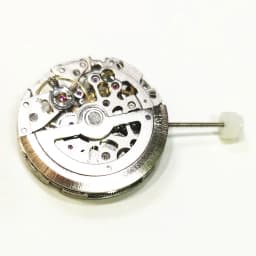 For Miyota Skeleton 8N24 Mechanical Self-Winding Movement High Accuracy Silver 21 Jewels Skeleton Mechanism 3 Hands Movement