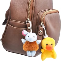 JOYFY 24 Pack Mini Animal Plush Toy Assortment Animals Keychain Decoration for Kids Small Stuffed Animal Bulk Halloween