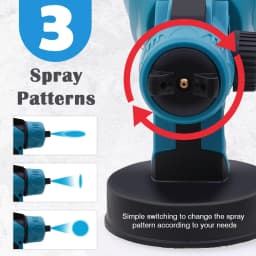 HVLP Paint Sprayer Cordless Electric 21V Airless 600W 800ML With 2x2000mAh Battery for Doors Fences Furniture Wall Cabinet Garde