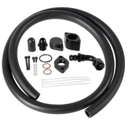 High Quality 5/8'' 6FT Hose Turbo Piping Kit CCV Crank Case Vent Reroute Basic Kit For 2011-2019 Ford 6.7L Diesel TF-1067