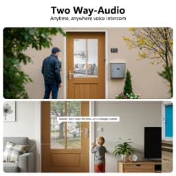 Wansview 2K 3MP Window Camera WIFI Wireless Security Camera Full Color Night Vision 2-Way Audio Motion Detect Surveillance
