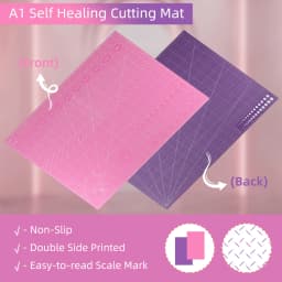 A1 Cutting Mat Double Color Heigl 35.43‘’ * 23.62” Double-sided PVC Multi-purpose Self-healing Cutting Mat Durable Paper Pad